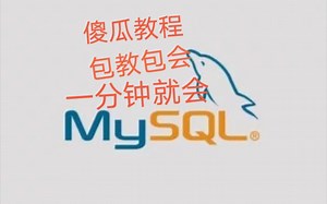 一分钟教你安装mysql傻瓜教程包教包会