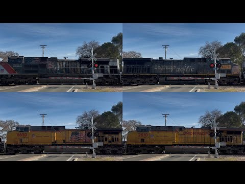 UP 1111 Powered by our People Leads Manifest w/ Patch SP North - Kost Rd. Railroad Crossing, Galt CA