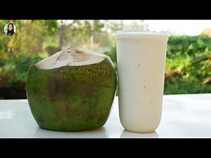 Fresh Coconut Smoothie Recipe | Summer Drinks Recipe