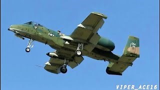 A-10C Warthog Full Demo & Live Firing | San Marcos Airshow