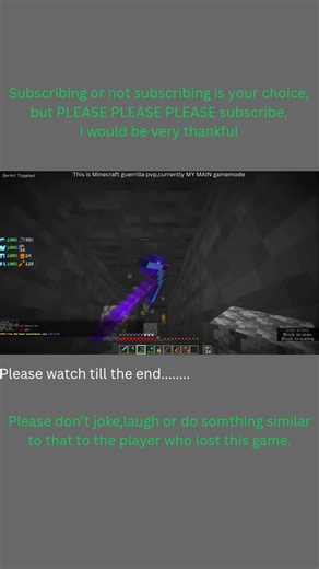 Minecraft PVP video clips (2033th video clip) (Game version:1.21.11）