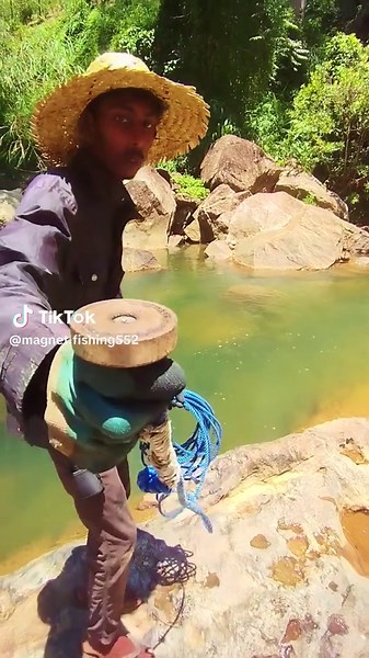 magnet fishing on TikTok