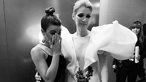 Lea Michele Cries Over Spending Time With Idol Celine Dion, Calls It 'the Best Night' of Her Life