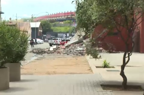 Four injured in Doornfontein student building collapse