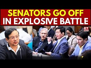 Philippines LIVE: Senators EXPLODE! Capitol Turns Into WARZONE | ET Now | Manila | Breaking News