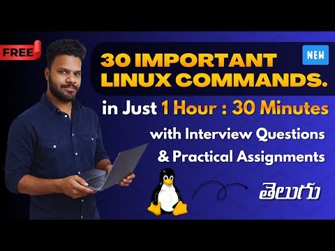 Learn Linux Commands for Beginners | Full Linux Tutorial with Examples | Linux in Telugu | Ai Syntax