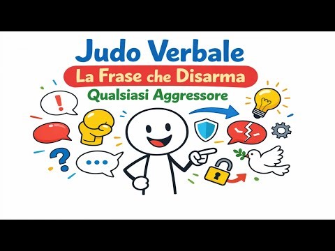 Judo Verbale: La Frase che Disarma Qualsiasi Aggressore