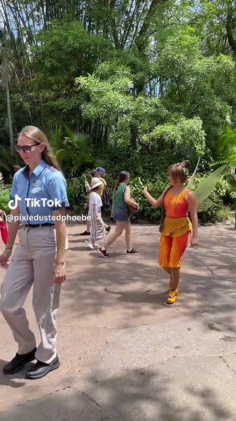 Fawn and Tink Magical Encounter at Animal Kingdom