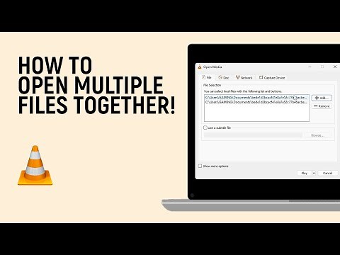 How to Open Multiple Media Files Together in VLC Media Player PC