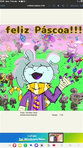 FELIZ PÁSCOA!! com o coelho fenomenal!! 🔴🟠🟡🟢🔵🟣 🐰✝️🫪