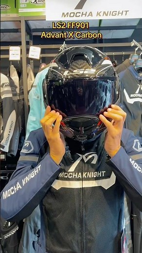 LS2 FF901 Advant X Carbon 🔥🔥 the 180 deg flip up helmet#serdangmotorcycle #ls2 #ls2advantx