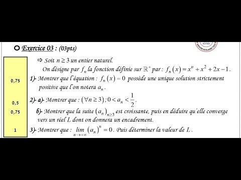 Suite impliicite: Exercice