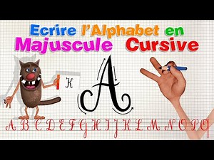 Foufou - Ecrire l'Alphabet en Majuscule Cursive pour les enfants (The Capital Alphabet for kids) 4K