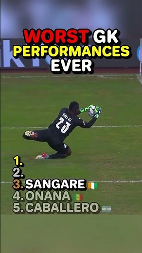 Worst Goalkeeper Performances Ever 😭