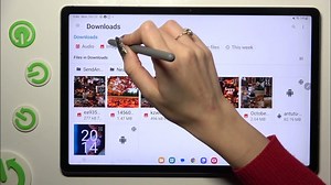 How to Add Audio Music or Video Files To A Text Message on SAMSUNG Galaxy Tab S9 FE+