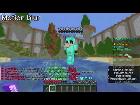 Motion blur vs non Motion blur