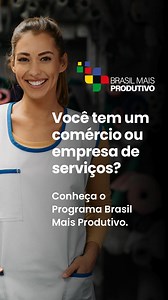 O programa Brasil Mais Produtivo oferece acompanhamento gratuito de um agente de inovação do Sebrae para ajudar sua empresa a aumentar o faturamento, melhorar a produtividade e reduzir custos. Não perca essa oportunidade de fazer uma transformação digital no seu negócio e colher ótimos resultados! Inscreva-se agora! 🚀 | Sebrae SP