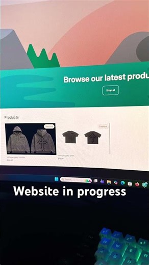 Almost there next I’m going make test hoodies