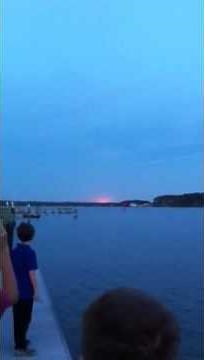 Antares explosion as seen from East Point VA October 28, 2014