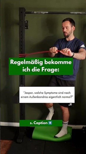 Anzeichen Bänderriss #physiotherapie #bänderriss