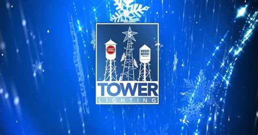 WRAL lights towers in Raleigh, Durham and Rocky Mount