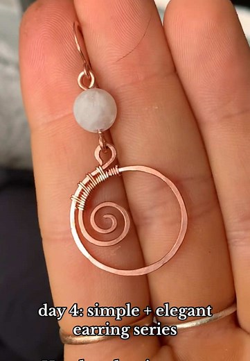 Elegant Hoop Earrings Tutorial: Day 4 Design Ideas