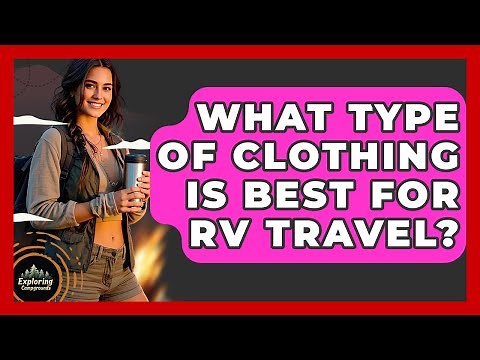 What Type Of Clothing Is Best For RV Travel? - Exploring Campgrounds