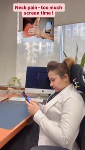 the benefits of keeping your neck straight while using your mobile: ✅ 1. Prevents Neck Pain & Stiffness A straight neck keeps your cervical spine in a neutral position, reducing strain on the muscles and preventing pain or tightness. ✅ 2. Reduces “Text Neck” Looking down at your phone increases the load on your neck (up to 20–25 kg). Holding it at eye level protects the spine from long-term damage. ✅ 3. Better Posture & Shoulder Alignment A straight neck prevents rounding of shoulders and upper-