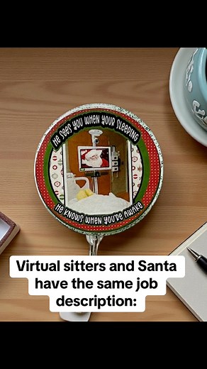They see you when you’re sleeping… They know when you’re awake… One brings presents. The other calls the nurse when you try to get out of bed. 🎅📹💀 | The Lemon Lady Store