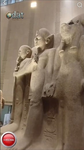 Triad Statues of Pharaoh Ramesses II,Ptah & Goddess Sekhmet #triad #statue #ramses #ptah #sekhmet