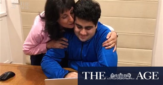 The moment students find out their VCE results