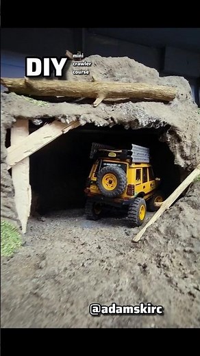 adding details to DIY indoor mini crawler course for 1:24 scale rc trucks #fcx24m #fms #scx24 #axial