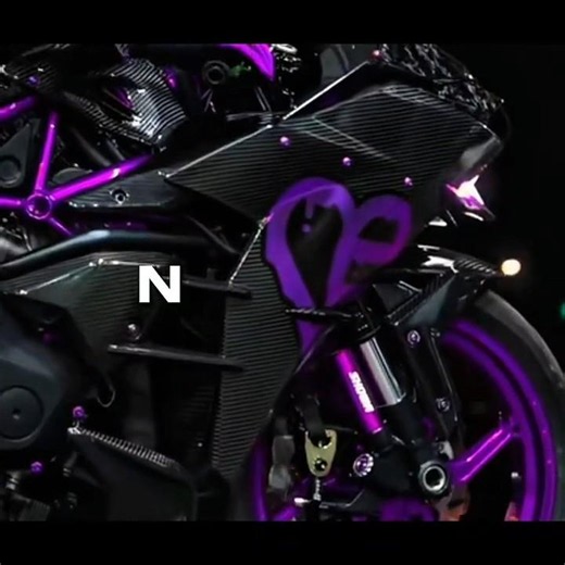 Kawasaki Ninja H2: The Purple Beast 😈💜 | Ultimate Transformation ! #shorts #bikemodification