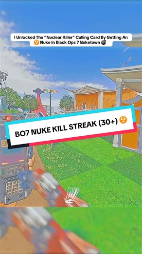Unlocking The “Nuclear Killer” Calling Card In Blaxk Ops 7 NukeTown ☢️ #žorš | #gamingontiktok #warzone #blackops7 #COD