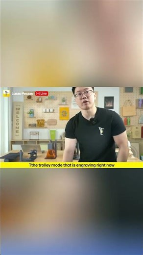 LaserPecker LP2 Plus goes vroom… Trolley Mode in Action ✨