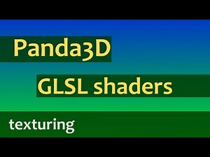 Panda3D GLSL shader programming #04 - texture coordinates and sampler2D
