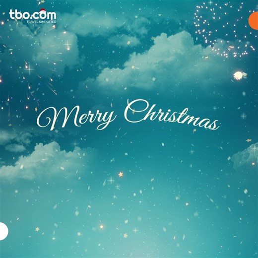 Season’s greetings from TBO! As the year draws to a close, we wish everyone a Merry Christmas and a festive season filled with warmth and cheer.🎄 #TBO #Christmas2025 #Travel #Christmasvibes #TravelPartners | TBO.COM