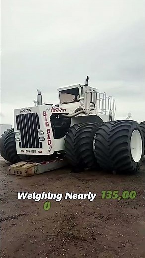 Step Inside the Giant: Big Bud 747. #bigbud747 #largesttractor #farmmachinery #tractorpower