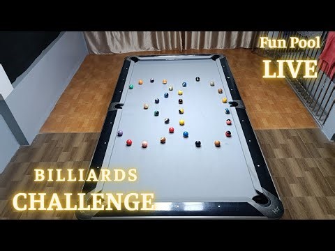 Number 30 Pool Challenge With 30 Balls | Live