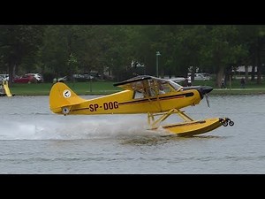 Seaplane Meeting Stubenbergsee | Aviat Husky A1C-180 SP-DOG landing and takeoff