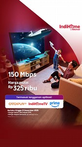 Paket internet + hiburan di rumah bersama keluarga, harga mulai Rp325rb | IndiHome | Facebook