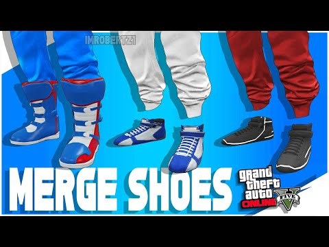Merge all shoes onto any outfit in GTA Online!