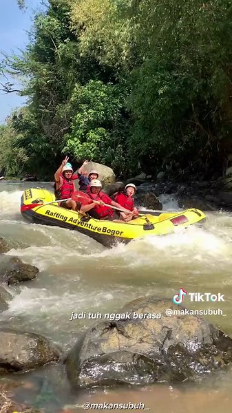 Rafting Bogor: Arum Jeram Sungai Cisadane - Liburan Seru 11KM