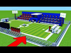 How To Build a Football Field In Minecraft
