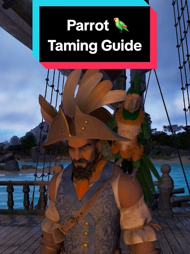 How to EASILY tame the new 🦜 parrot 🦜 on Ark Genesis Ascended! Just make sure you get those maps BEFORE you go find one... #ark #arksurvivalascended #gamingtips #howto #gamingontiktok @playark