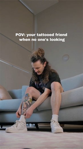 "'look at all my pretty drawings!"' haha good job lil guy :) #tattoos #tattoo #funnyshorts #viral