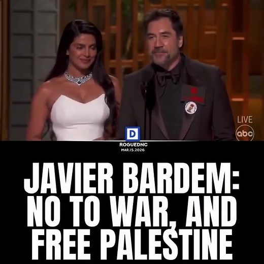 Javier Bardem Says “Free Palestine” During Oscars Presentation #JavierBardem #Oscars #FreePalestine