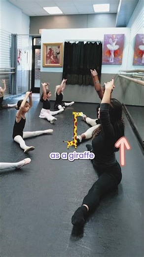 Ballet warm-up time for our tiniest dancers 🌷✨ #ballettips