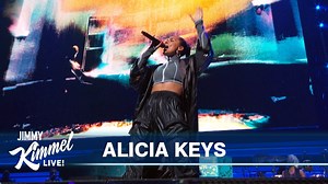 Alicia Keys performs Show Me Love at the Barclays Center in Brooklyn New York on Jimmy Kimmel Live. | Jimmy Kimmel Live