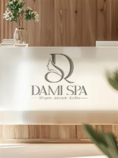 Logo DAMI SPA | Từ ý tưởng → Logo hoàn chỉnh ✨. Quy trình thiết kế logo chuyên nghiệp cho DAMI SPA 🌿 Từng đường nét đều mang ý nghĩa riêng trong ngành làm đẹp #thietkelogo #logothuonghieu #logo #logospa #logobrand